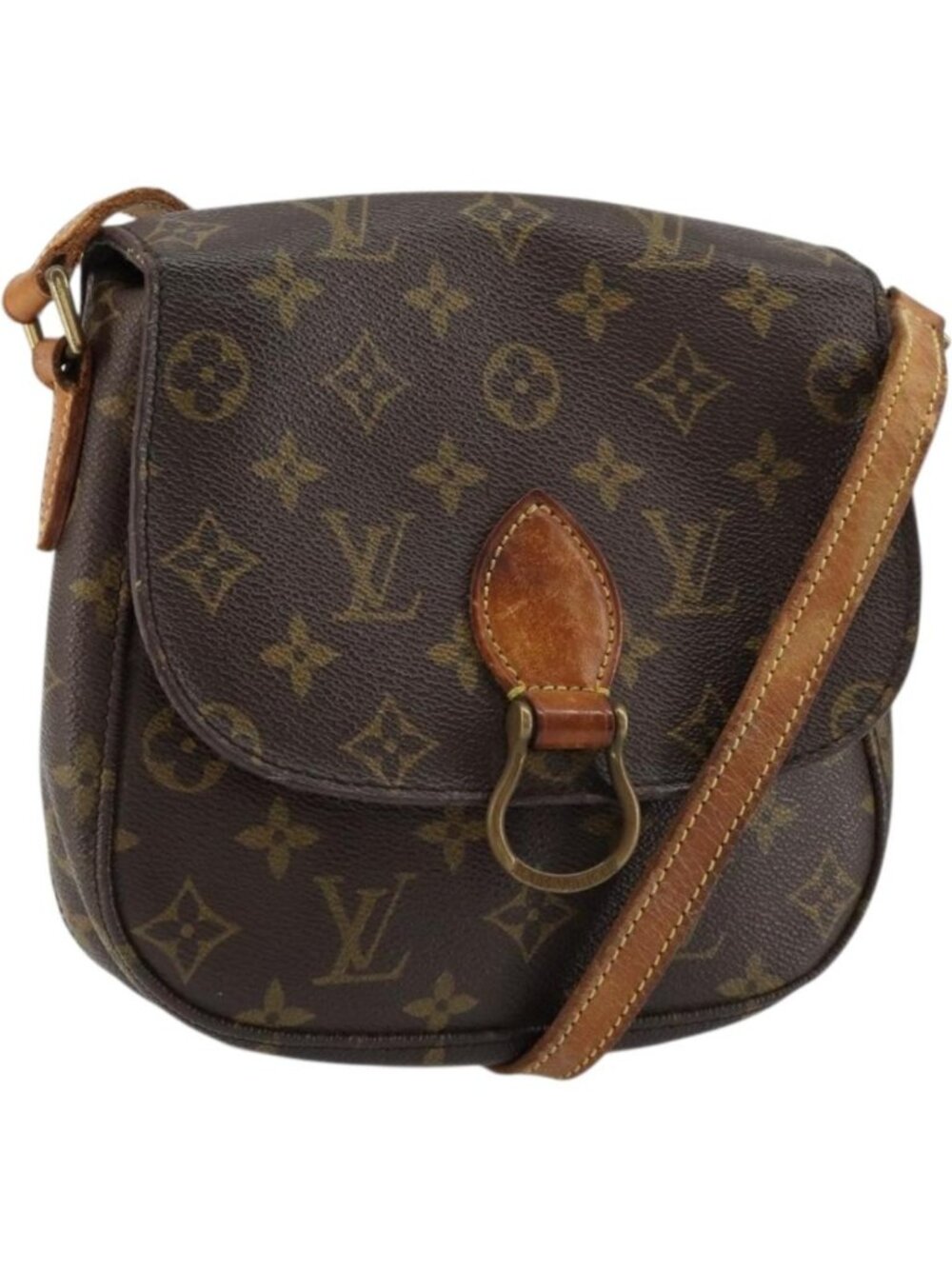 LOUIS VUITTON Monogram Saint Cloud MM Shoulder Bag M51243